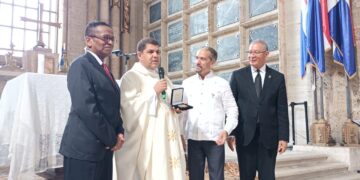 Realizan acto religioso por el “Mes de la Patria 2025”